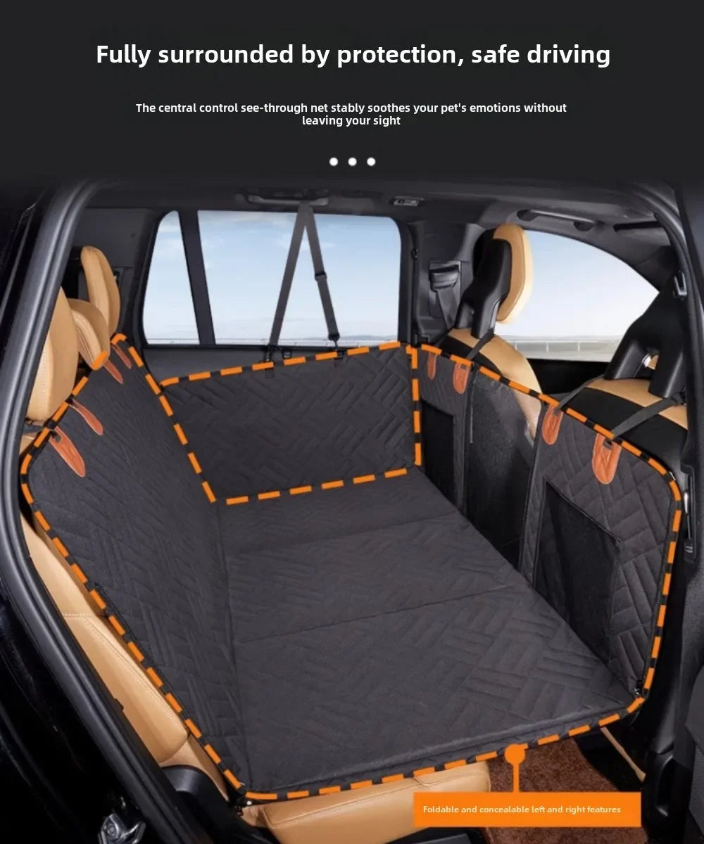 Pet Car Pad Load-Bearing Car Pet Mat Dog Travel Hammock Rear Seat Pad